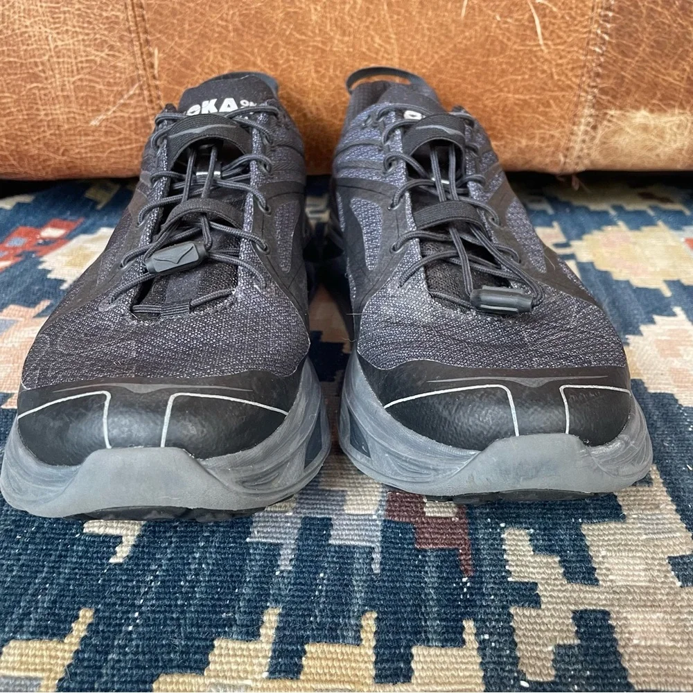 Hoka OneOne Huaka Origins Triple Black Sneaker Mens 12 - Picture 10 of 10